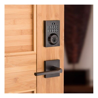 Kwikset 914 Series SmartCode Zigbee Contemporary Deadbolt with Cox, Venetian Bronze